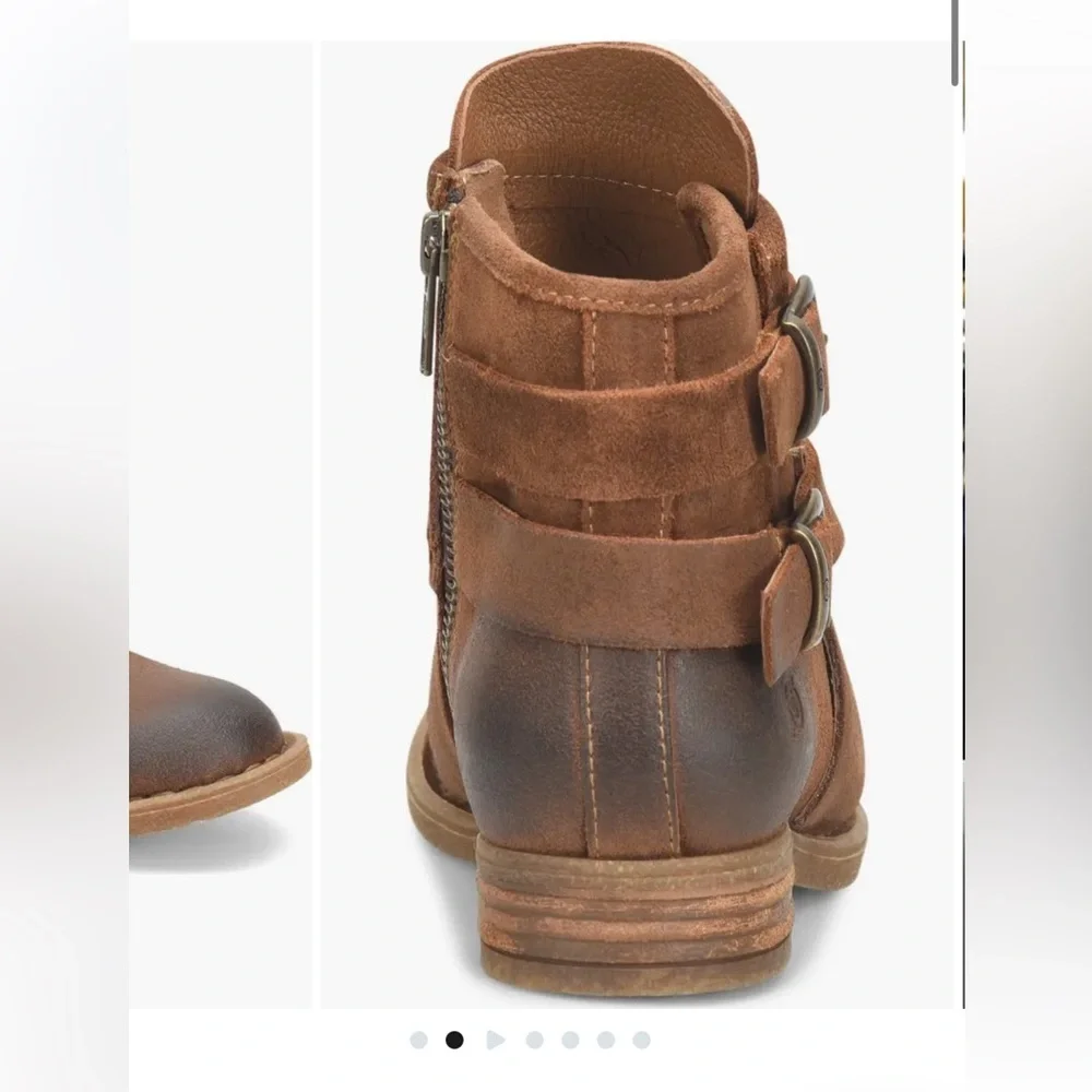 Born Moraga Brown Bootie Ankle Boots